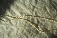 Load image into Gallery viewer, Pearl necklaces on White Silk | Ready To Ship
