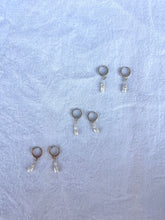 Load image into Gallery viewer, Pearl Huggie Hoops | Ready to Ship
