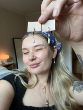 Load image into Gallery viewer, Pearl Huggie Hoops | Ready to Ship
