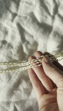 Load and play video in Gallery viewer, Pearl necklaces on White Silk | Ready To Ship
